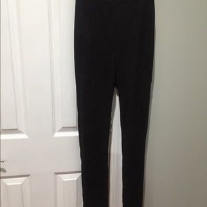 High Waisted Suede Pants.